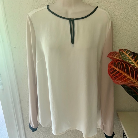 Forever 21 Colorblock Blouse - Picture 1 of 3